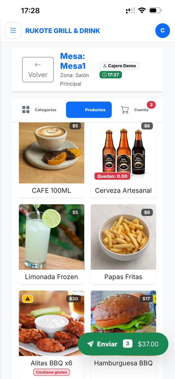 Selector de productos
